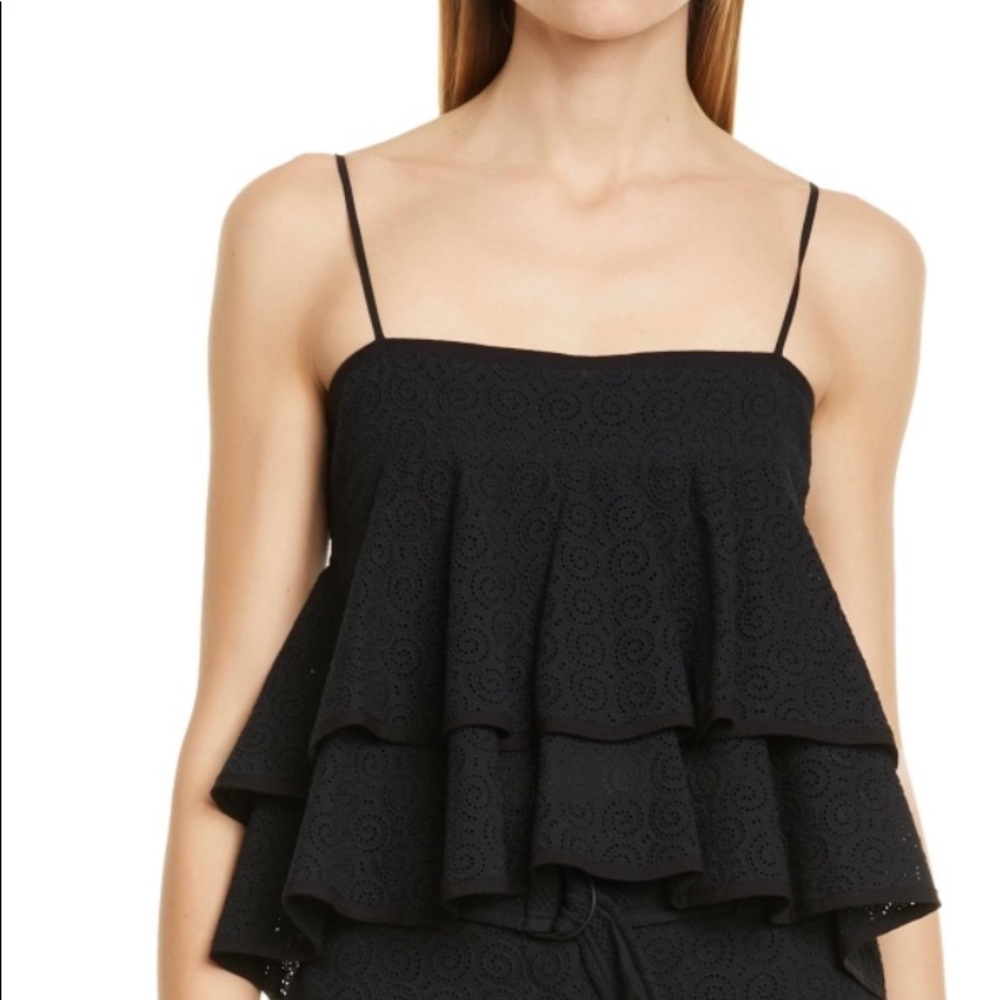 COPY - A.L.C PRESLEY BLOUSE BLACK SIZE S